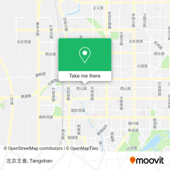 北京主食 map
