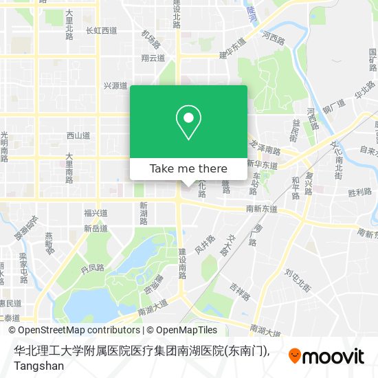 华北理工大学附属医院医疗集团南湖医院(东南门) map