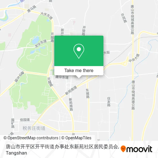 唐山市开平区开平街道办事处东新苑社区居民委员会 map