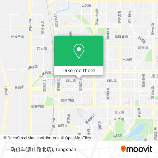 一嗨租车(唐山路北店) map