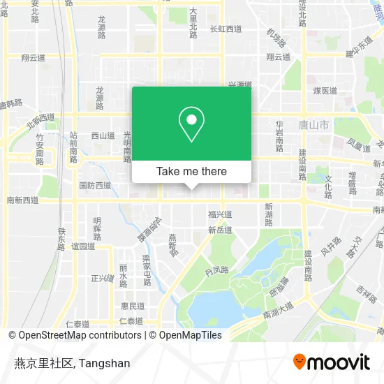 燕京里社区 map