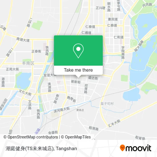潮庭健身(TS未来城店) map