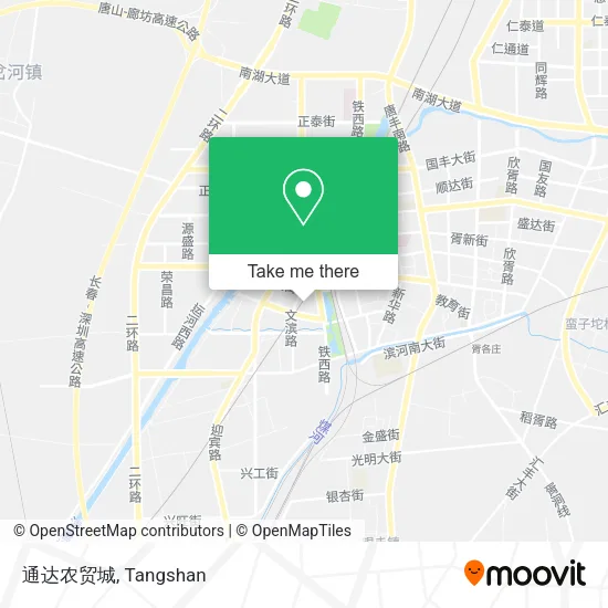 通达农贸城 map