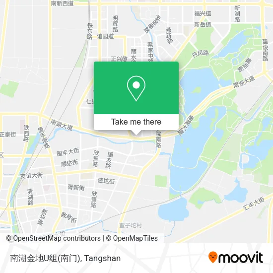 南湖金地U组(南门) map