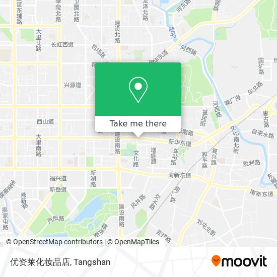 优资莱化妆品店 map