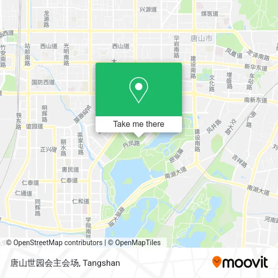 唐山世园会主会场 map