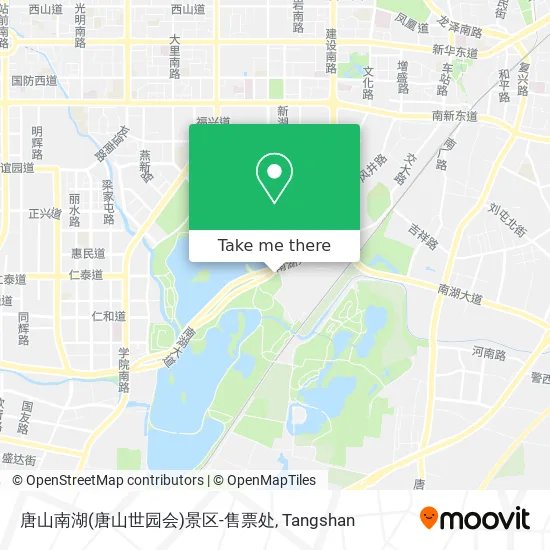 唐山南湖(唐山世园会)景区-售票处 map