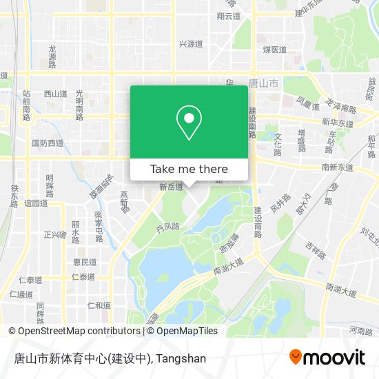 唐山市新体育中心(建设中) map