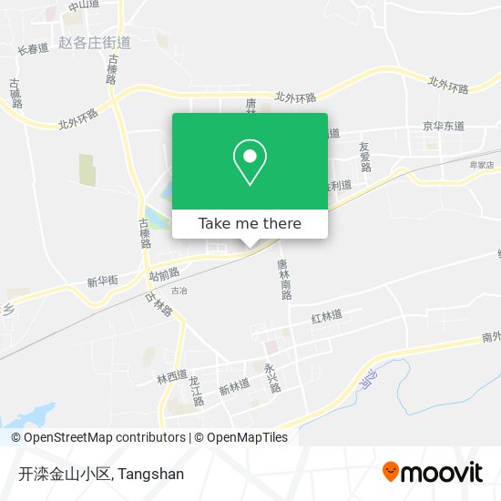 开滦金山小区 map