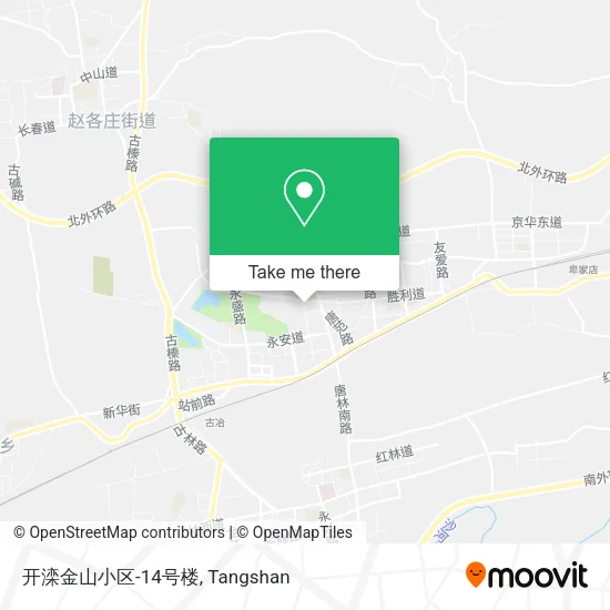 开滦金山小区-14号楼 map
