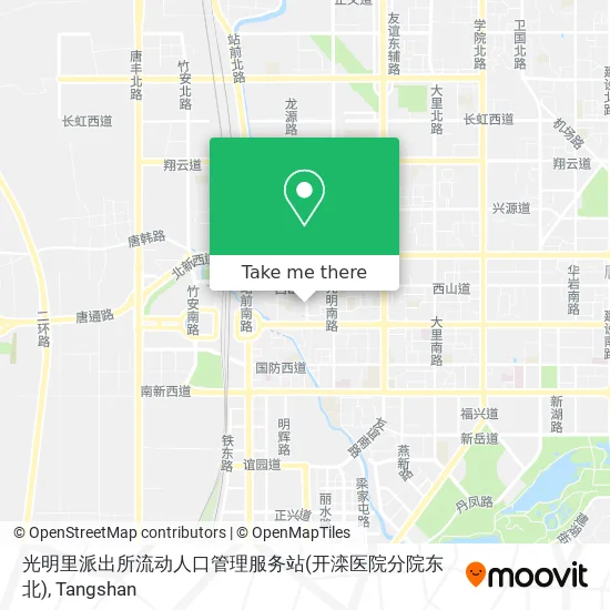 光明里派出所流动人口管理服务站(开滦医院分院东北) map