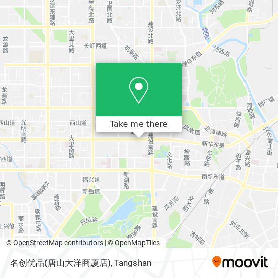 名创优品(唐山大洋商厦店) map