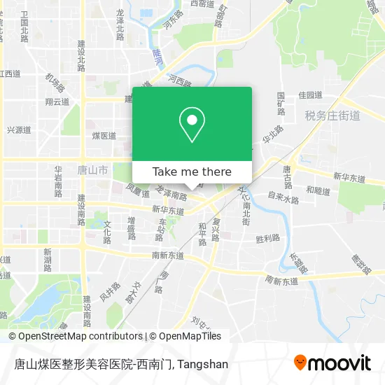 唐山煤医整形美容医院-西南门 map