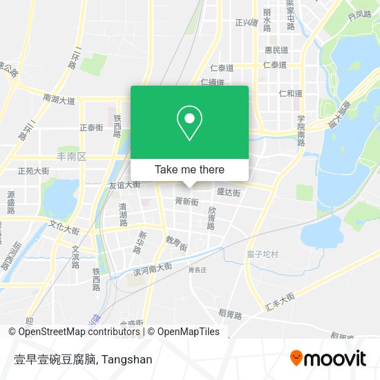 壹早壹碗豆腐脑 map