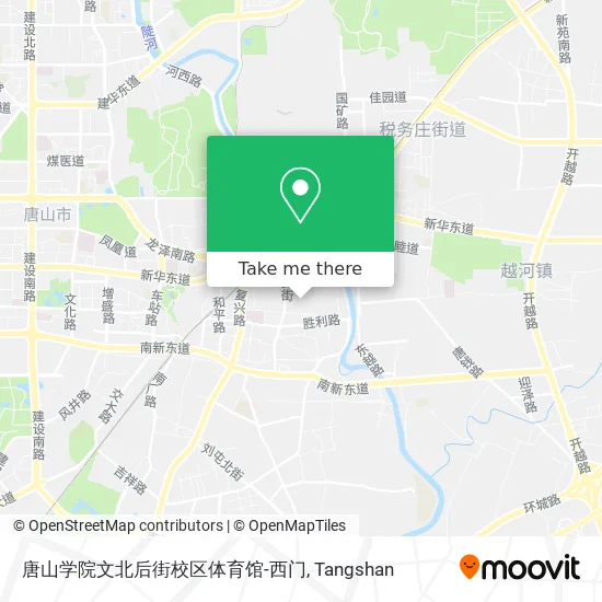 唐山学院文北后街校区体育馆-西门 map