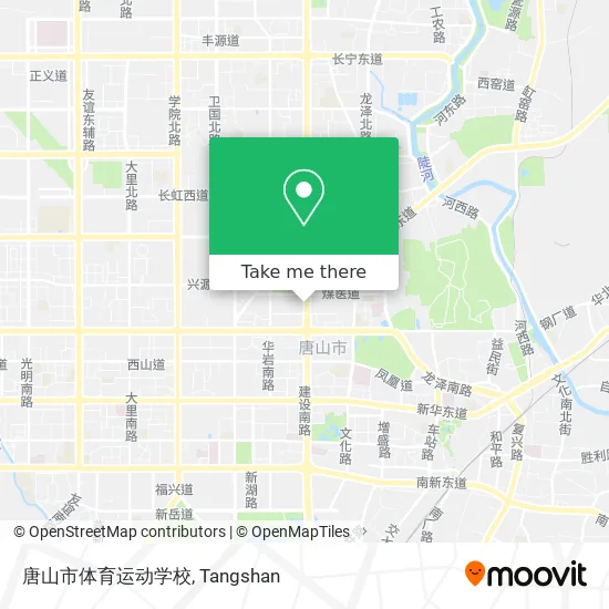 唐山市体育运动学校 map