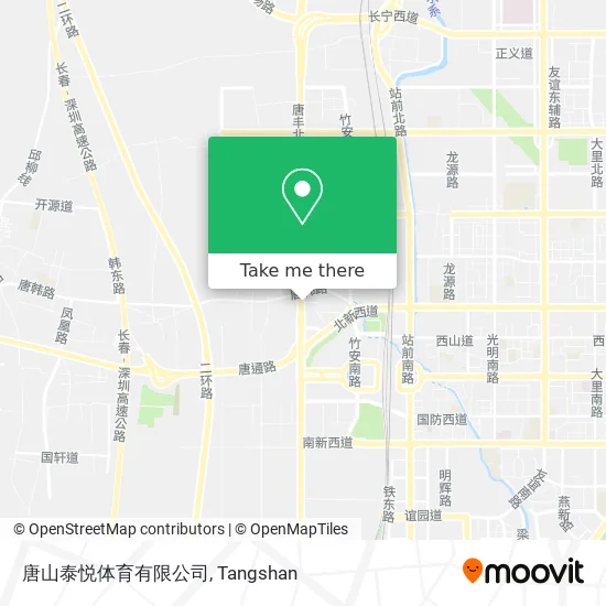 唐山泰悦体育有限公司 map