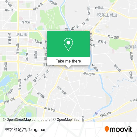 来客舒足浴 map