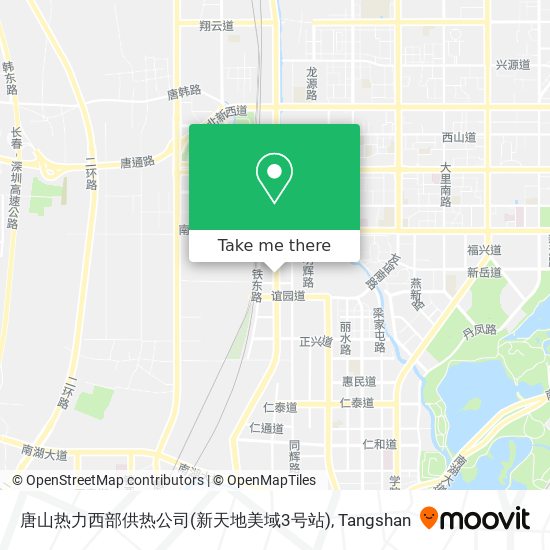 唐山热力西部供热公司(新天地美域3号站) map