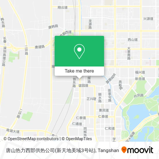 唐山热力西部供热公司(新天地美域3号站) map