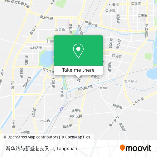 新华路与新盛巷交叉口 map