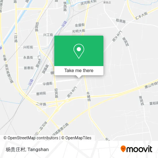 杨贵庄村 map