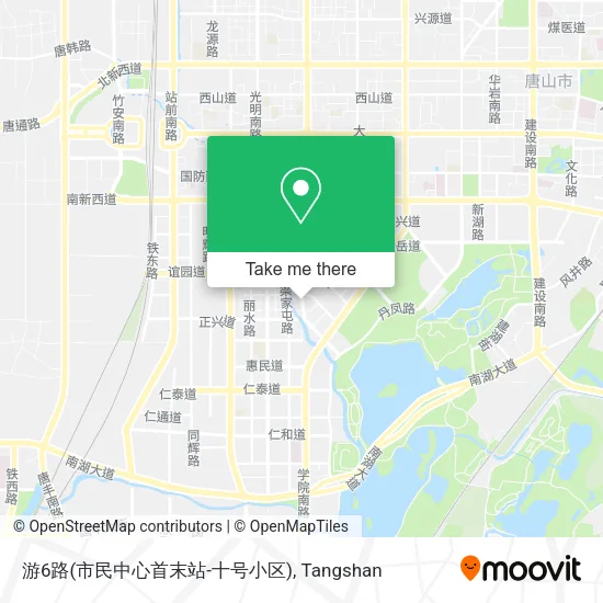 游6路(市民中心首末站-十号小区) map