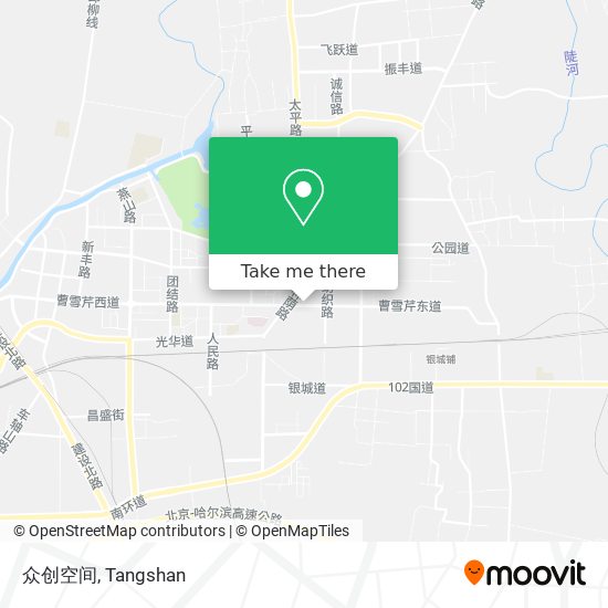 众创空间 map