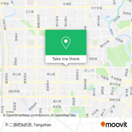 不二酒吧&的茶 map
