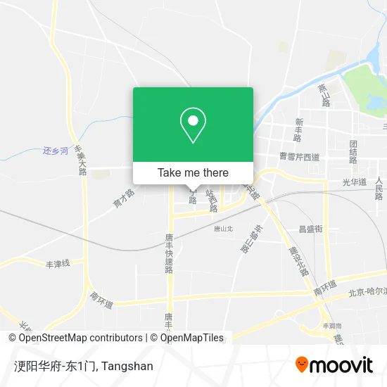 浭阳华府-东1门 map