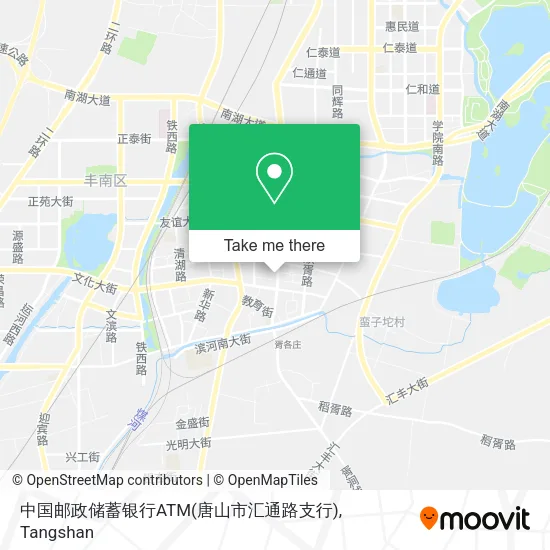 中国邮政储蓄银行ATM(唐山市汇通路支行) map