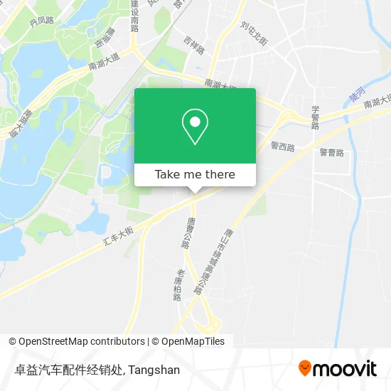 卓益汽车配件经销处 map