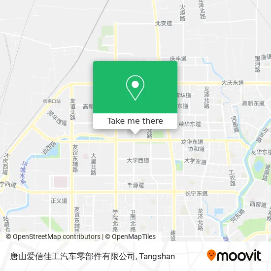 唐山爱信佳工汽车零部件有限公司 map
