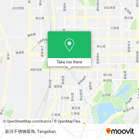 新河不锈钢装饰 map