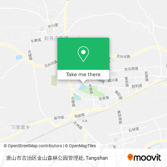 唐山市古治区金山森林公园管理处 map