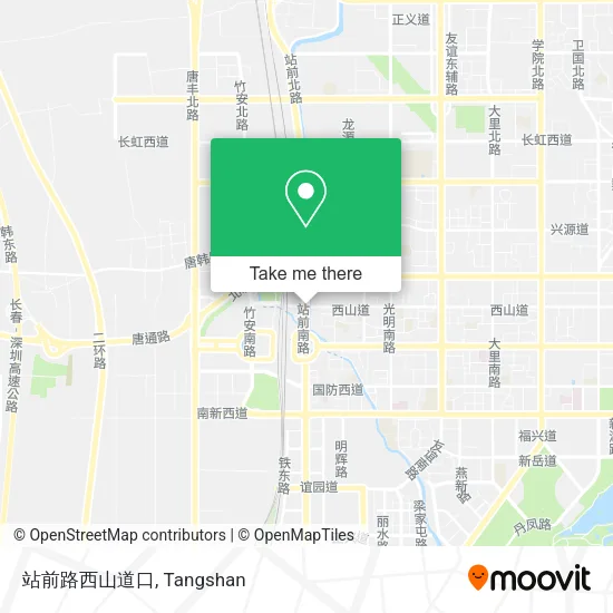 站前路西山道口 map