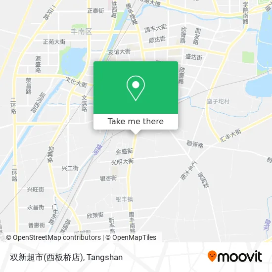 双新超市(西板桥店) map