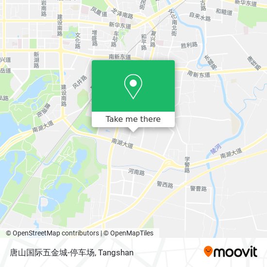 唐山国际五金城-停车场 map