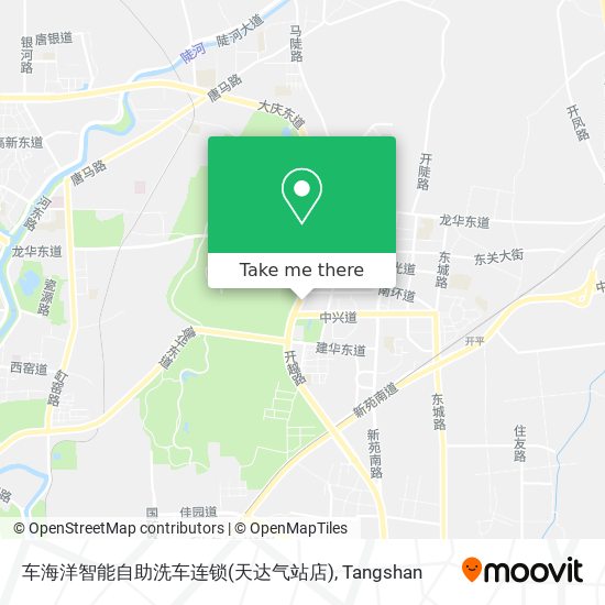 车海洋智能自助洗车连锁(天达气站店) map