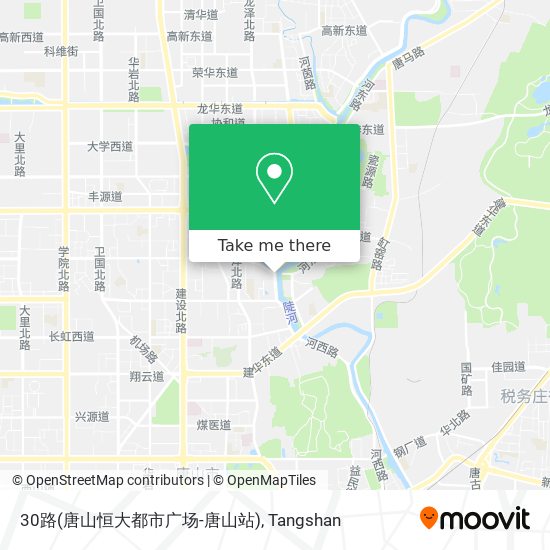 30路(唐山恒大都市广场-唐山站) map