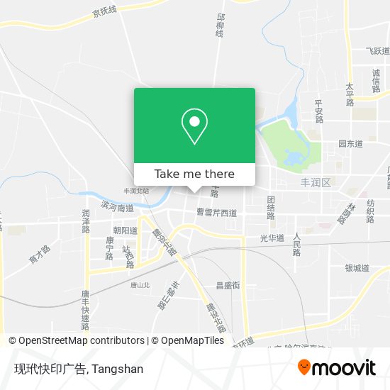 现玳快印广告 map