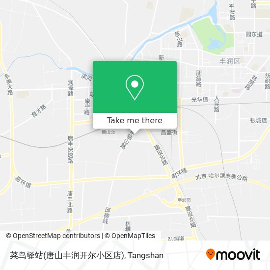 菜鸟驿站(唐山丰润开尔小区店) map
