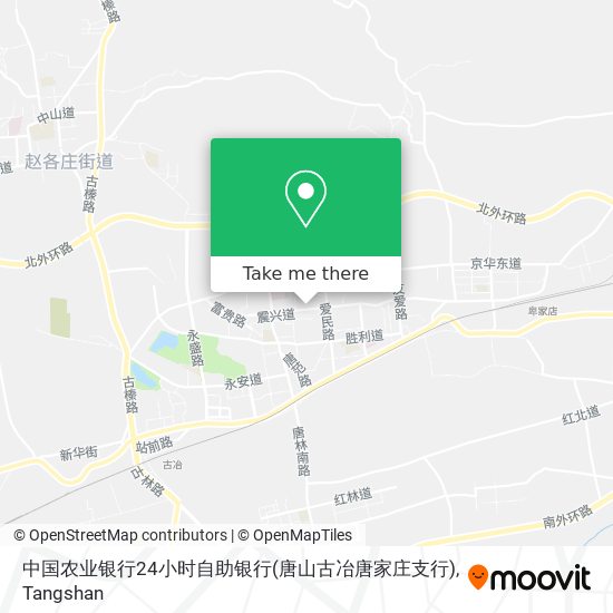 中国农业银行24小时自助银行(唐山古冶唐家庄支行) map