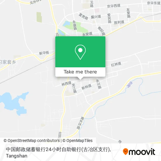中国邮政储蓄银行24小时自助银行(古冶区支行) map