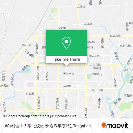 60路(理工大学北校区-长途汽车东站) map