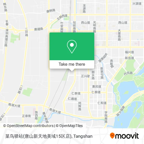 菜鸟驿站(唐山新天地美域15区店) map