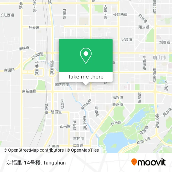 定福里-14号楼 map