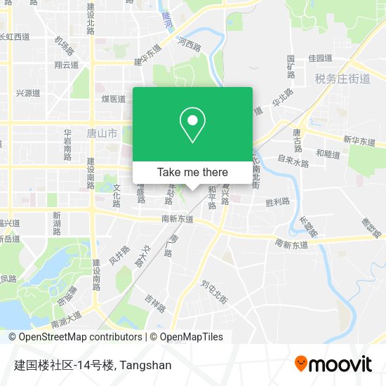 建国楼社区-14号楼 map