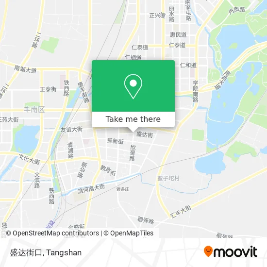 盛达街口 map