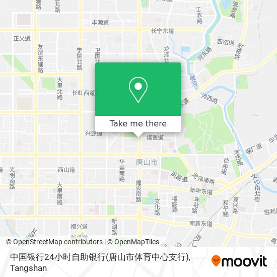 中国银行24小时自助银行(唐山市体育中心支行) map